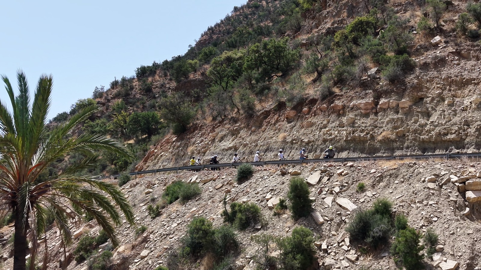 Piste en corniche